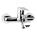 Mitigeur bain - douche chrom� - fixation murale - colors sarodis