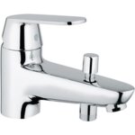Mitigeur bain - douche monotrou sur plage bauedge co click cartouche c2 - grohe - 23562 - 000