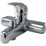 Mitigeur bain - douche de r�novation - entraxe r�glable 60 - 135 mm riquier