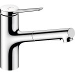 Mitigeur de cuisine avec douchette extractible chrom� hansgrohe zesis m33 h. 219mm
