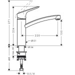 Mitigeur cuisine hansgrohe logis m31 Mitigeur cuisine hansgrohe logis m31