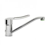 Mitigeur cuisine nf - avec manette pmr ouverte - chrom� sarodis