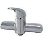 Mitigeur de douche de r�novation - entraxe r�glable 60 - 135 mm riquier