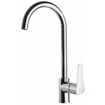 Mitigeur d'�vier - chrom� - bec tube - design - ypsilon plus ramon soler