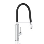Mitigeur vier concetto grohe 31491000 - col de cygne professionnel - douchette dclipsable 2 jets - ...