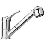 Mitigeur pour evier de cuisine avec douchette extractible corallo