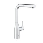 Mitigeur vier essence grohe 30270000 - bec haut pivotant - douchette extractible - chrome