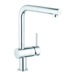 Mitigeur d'�vier minta dn 15, bec l, chrome basse pression grohe