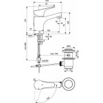 Mitigeur de lavabo - chic et chrom�e - ulysse ch2 porcher