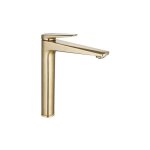 Mitigeur de lavabo haut laiton brossé edouard rousseau gloss Mitigeur de lavabo haut laiton brossé edouard rousseau gloss