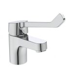 Mitigeur de lavabo avec manette allonge et vidage - olyos ii clinic porcher