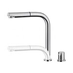 Mitigeur - teka - auk 983 - bec pivotant - sous - fentre extractible - gris chrom - pour vier