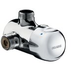 Mitigeur temporise delabie tempomix douche sans raccords male 20 x 27 entraxe 90 corps en laiton massif ...