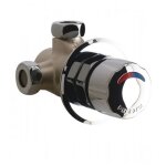 Mitigeur temporis� sur panneau pour douche alpa - bouton poussoir presto