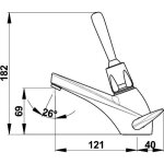 Mitigeur temporis� sur plage - presto 7000 presto