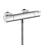 Mitigeur thermostatique de douche hansgrohe myfox chrome