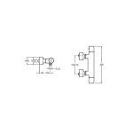Mitigeur thermostatique de douche jacob delafon avid