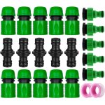 Miyobing lot de 22 raccords d'arrosage rapides ensemble pour tuyau d'arrosage, 10x 1 / 2  tuyau rapides ...