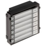 Module 6 boutons d'appel pour portier vido srie kd8 - hikvision