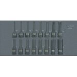 Module de douilles � chocs 1 / 2 , 16 pi�ces ks tools 713. 1016