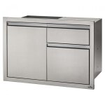 Module encastrable 1 poubelle + 1 tiroir + 1 porte pour cuisine d'extrieur napoleon