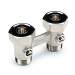 Module hydraulique bitube pour radiateur - douille �tanche - �querre comap