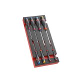Module de tournevis facom - protwist - plateau mousse - 8 pcs - modm. at2