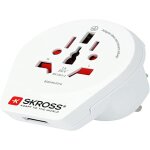 Mondodigitale - 1. 500267 world to uk + usb adaptateur de voyage + 1 usb 2. 4a, prise anglaise et prise ...