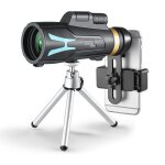 Monoculaire portable etanche a faible luminosit�, vision nocturne hd, imagerie oculaire, mise au point ...