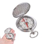 Montre de poche a rabat, boussole portable, boussole de navigation de randonne, equipements de camping, ...