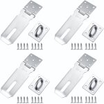 Moraillon porte cadenas, loquet cadenas, loquet de cadenas, loquet porte exterieur, 4 pcs loquet porte ... Moraillon porte cadenas, loquet cadenas, loquet de cadenas, loquet porte exterieur, 4 pcs loquet porte ...