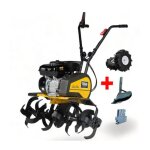 Motobineuse thermique puissante 5, 6cv 2 vitesses 3 largeurs de travail jusqu' 85cm texas lilli 534tg ...