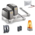 Motorisation � bras lockyvia essential rts pour portail battant - livr�e avec 2 t�l�commandes keypop, ...