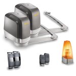 Motorisation � bras lockyvia essential rts pour portail battant - livr�e avec 2 t�l�commandes keypop, ...