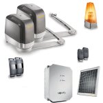 Motorisation de portail battant � bras lockyvia essential solaire - pas de tranch�e � pr�voir - autonome ...