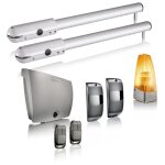 Motorisation de portail battant � v�rin sgs essential rts - livr�e avec 2 t�l�commandes keypop, feu orange, ...