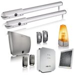Motorisation de portail battant � v�rin sgs essential solaire - pas de tranch�e � pr�voir - autonome ...