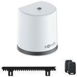 Motorisation de portail coulissant freevia 400 rts - livr�e avec 2 t�l�commandes keypop et 4m de cr�maill�re ...