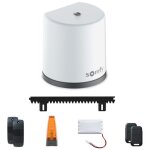 Motorisation de portail coulissant freevia essential rts - livr�e avec 2 t�l�commandes keypop, feu clignotant, ...
