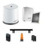 Motorisation de portail coulissant freevia essential solaire - pas de tranch�e � pr�voir - autonome en ...