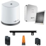 Motorisation de portail coulissant freevia essential solaire - pas de tranch�e � pr�voir - autonome en ...