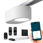 Motorisation porte de garage serenia 1100 io connect - pilotable  distance avec smartphone et assistants ...