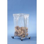 Mottez - support sac poubelle fixe 100 - 110 litres - zingué sur roulettes - b016cnm Mottez - support sac poubelle fixe 100 - 110 litres - zingué sur roulettes - b016cnm