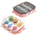 Moules a glace en silicone pour animaux (poudre animale), moules a glace r�utilisables avec b�tonnets ...