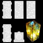 Moule resine bougeoirs, moule silicone resine porte - stylo, moulle resine epoxy bote  bijoux pour ...