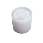 Moule rond en rsine silicone, plante succulente, pot de fleur, bricolage, cristal poxy, moules d'art ...