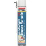 Mousse manuelle 1k jaune a�rosol 750ml - soudal - 108803