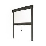 Moustiquaire avosdim luxe store recoupable l 1250 mm x h 2200 mm gris Moustiquaire avosdim luxe store recoupable l 1250 mm x h 2200 mm gris