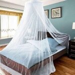 Moustiquaire pour lit, rideau suspendu à baldaquin king size nettin Moustiquaire pour lit, rideau suspendu à baldaquin king size nettin