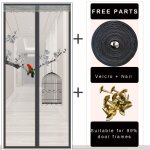 Moustiquaire magntique pour portes / fenetre, diffrentes tailles, puissants aimants, fermeture automatique, ...